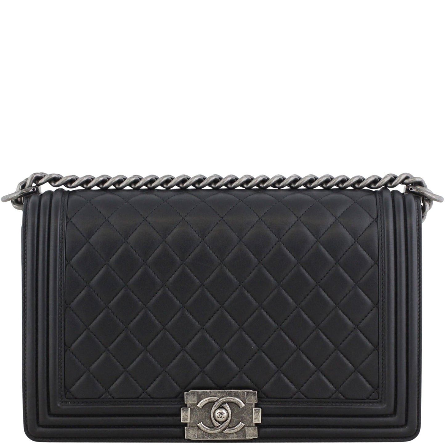 Chanel Boy Bag New Medium | Black 19 Series