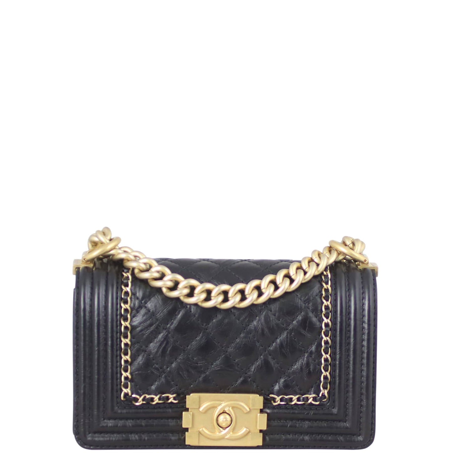 Chanel Boy Small | Black GHW 23 Series
