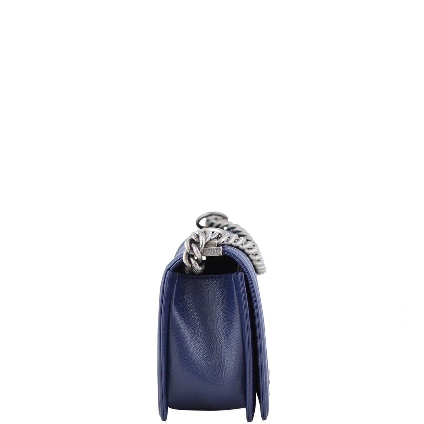 Chanel Boy Chevron Old Medium | Silver Hardware