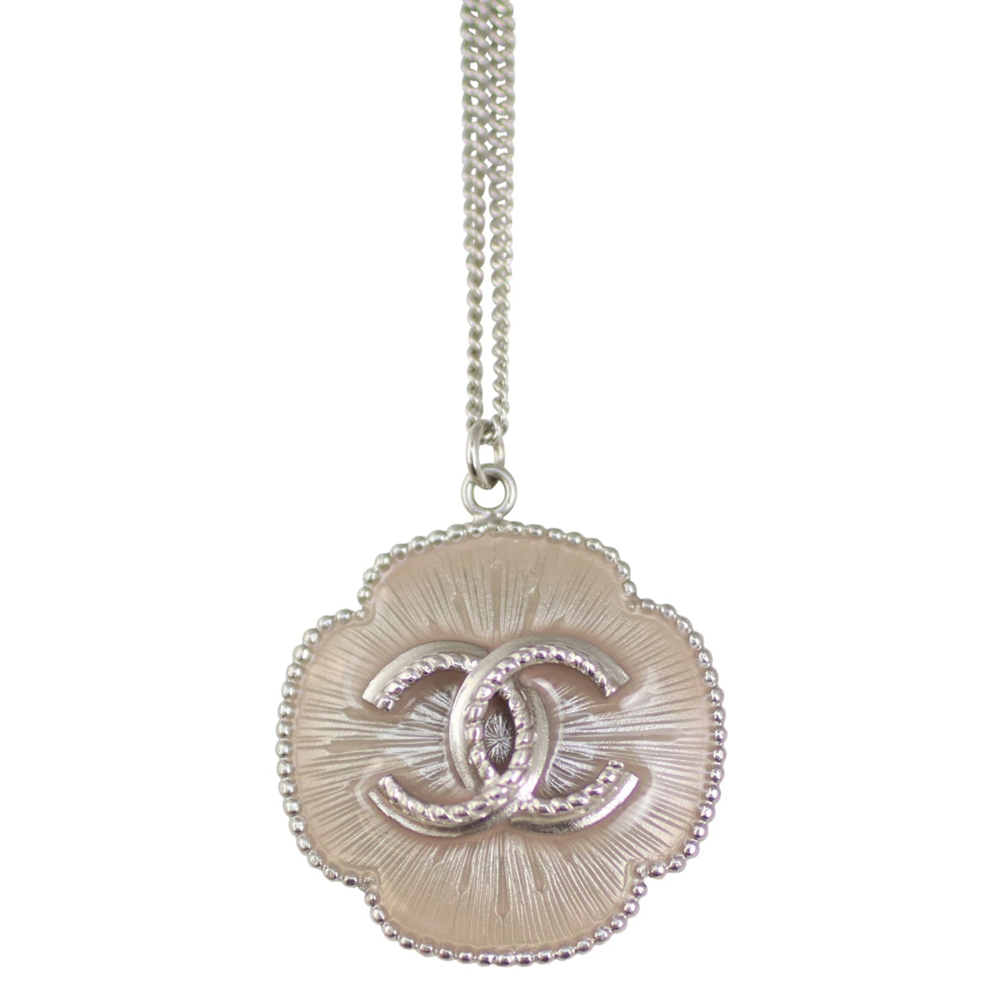 Chanel CC Pendant Necklace | Silver