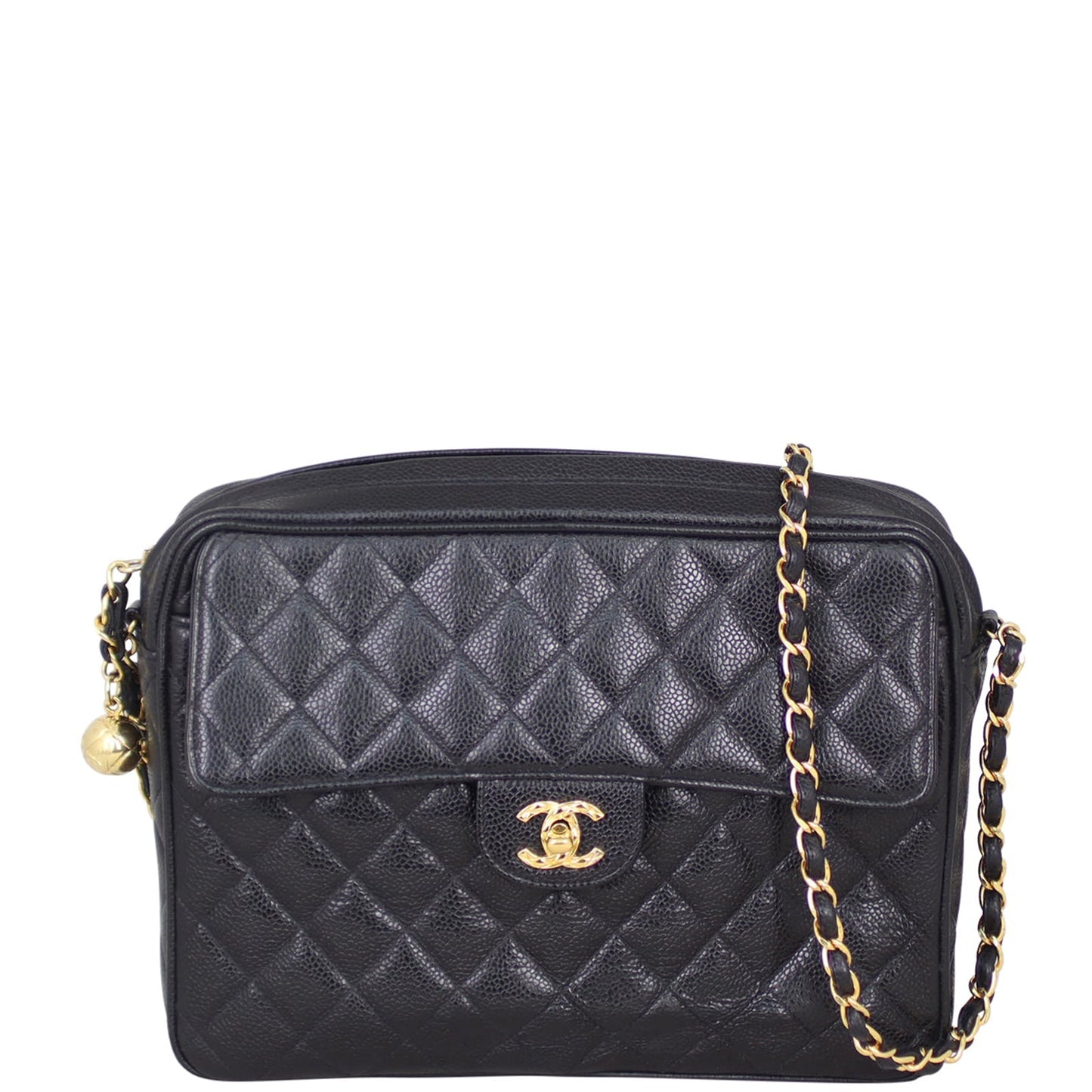 Chanel CC Quilted Flap Camera Bag