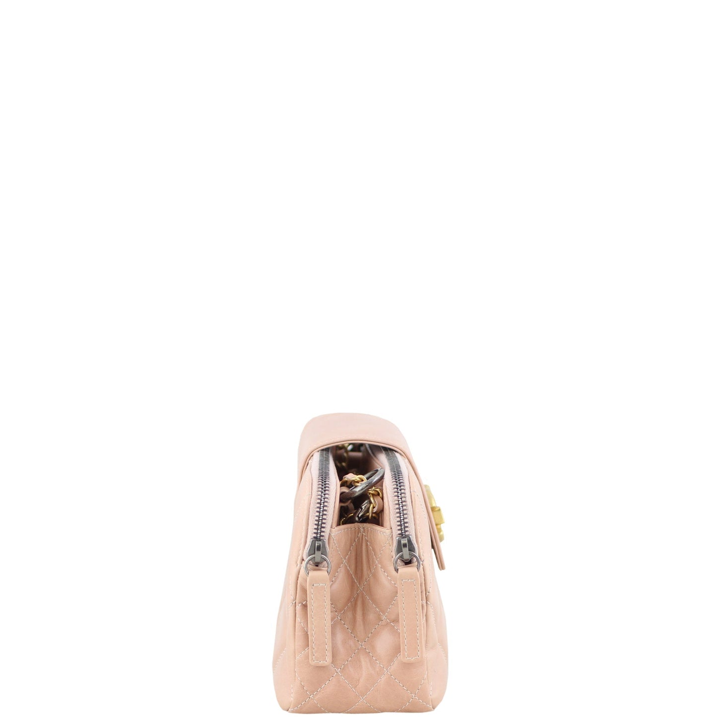 Chanel Double Zip Crossbody Bag