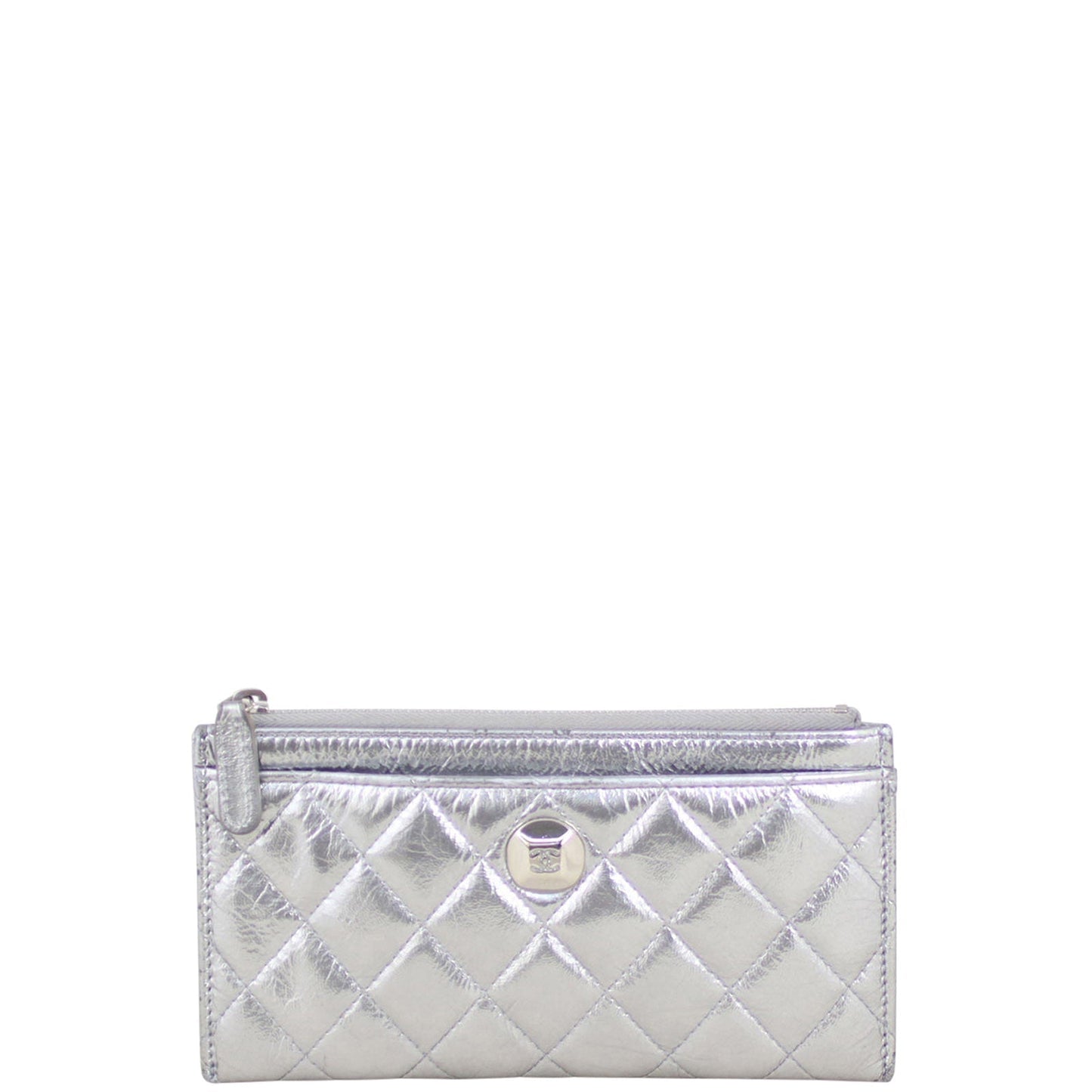 Chanel Metallic Small Zip Pouch