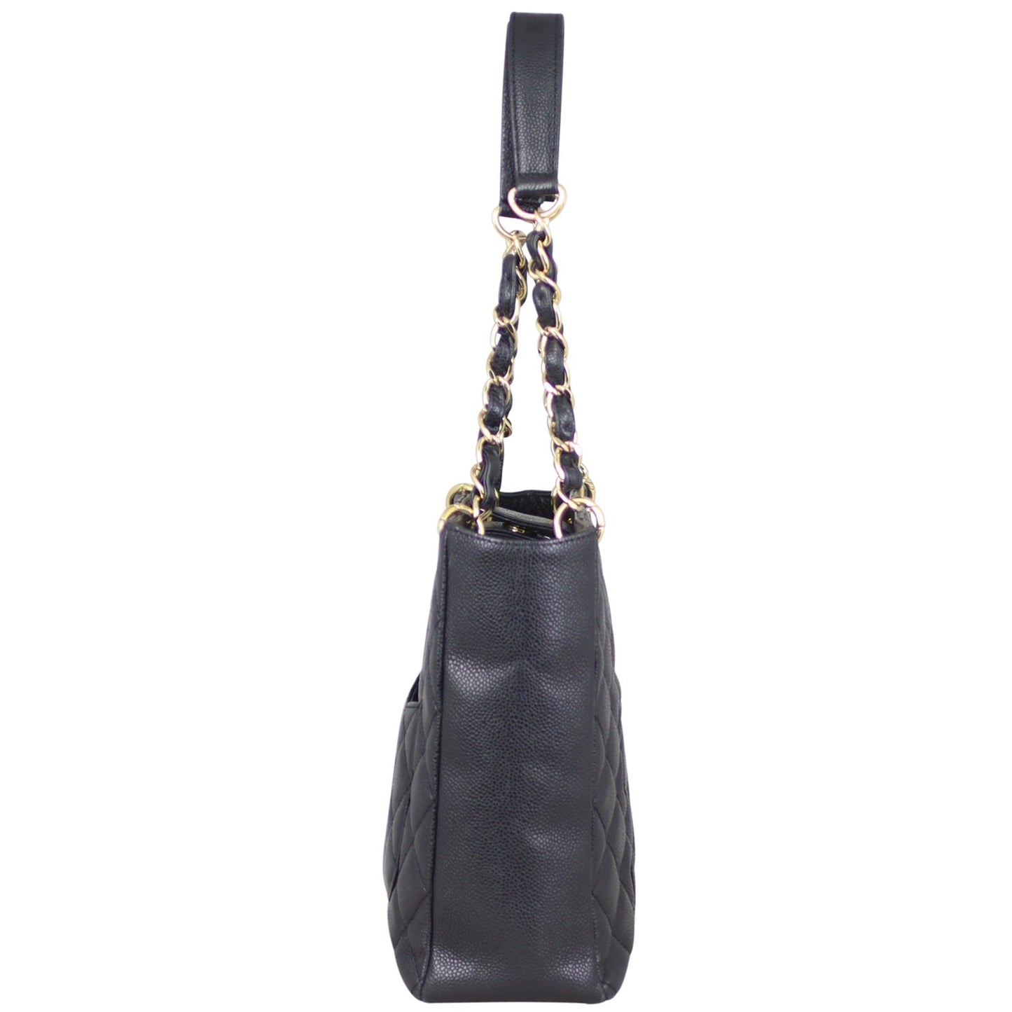Chanel Petite Shopping Tote | Gold Hardware