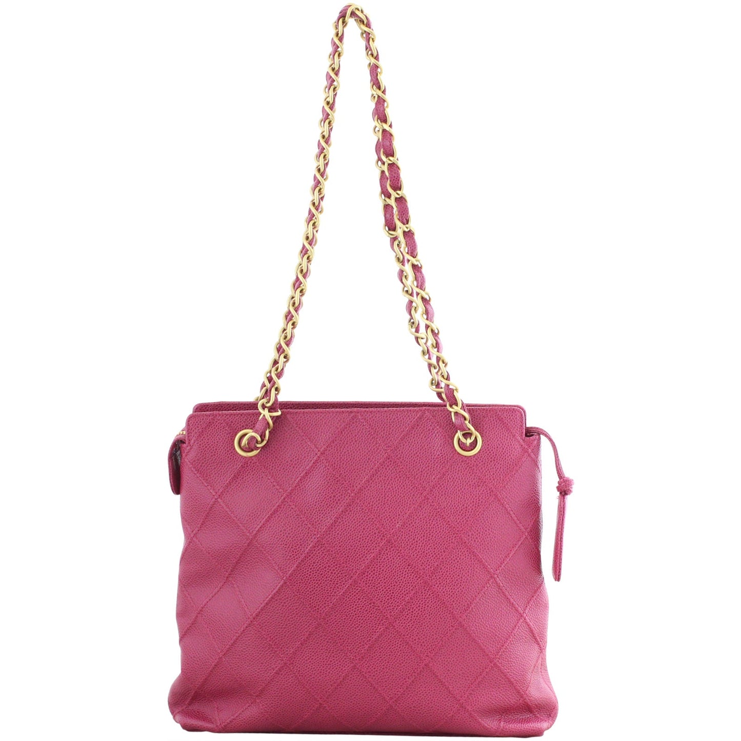 Chanel Petite Quilted Caviar Tote