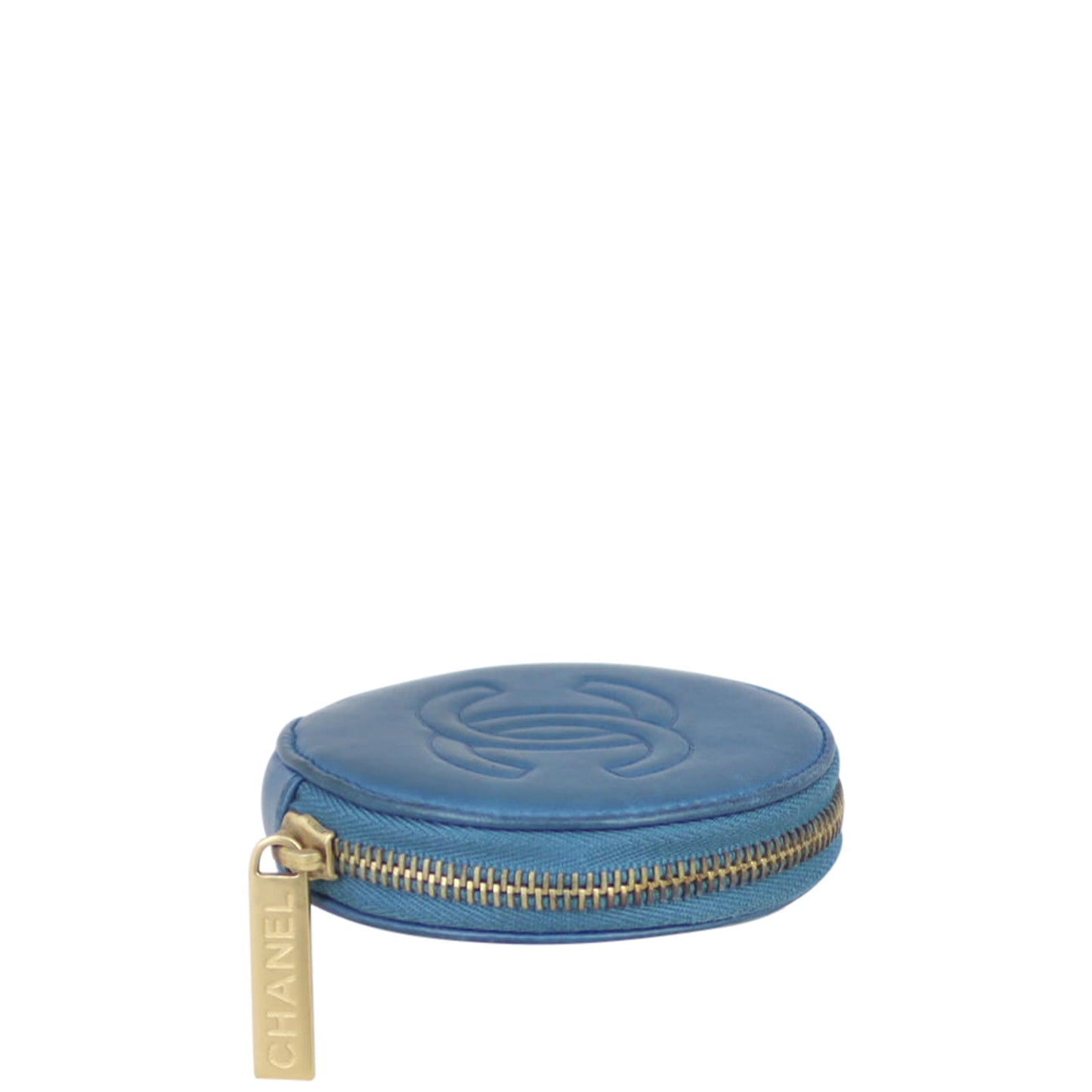 Chanel Round Camellia Coin Purse