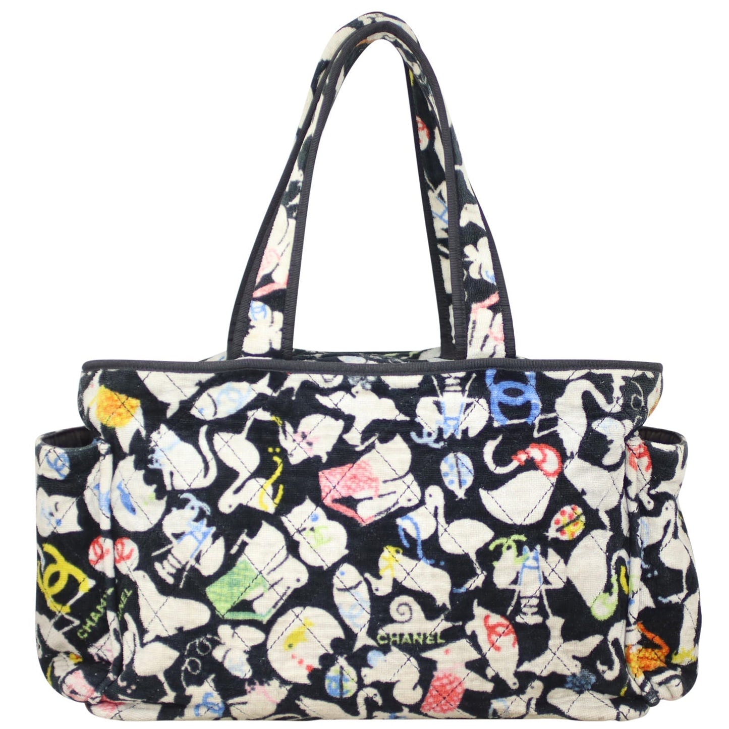 Chanel Terry Baby Animals Diaper Bag
