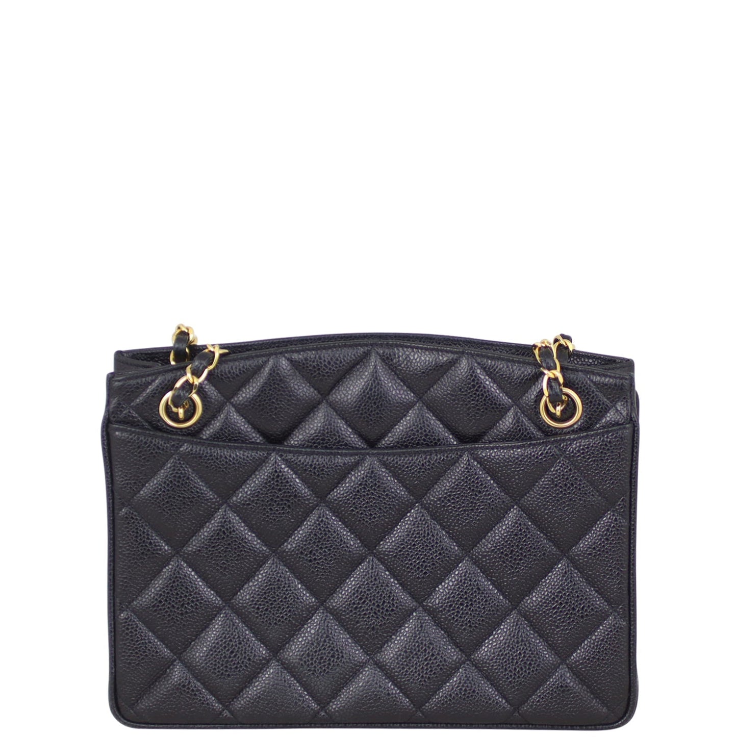 Chanel Vintage CC Lock Pocket Chain Tote