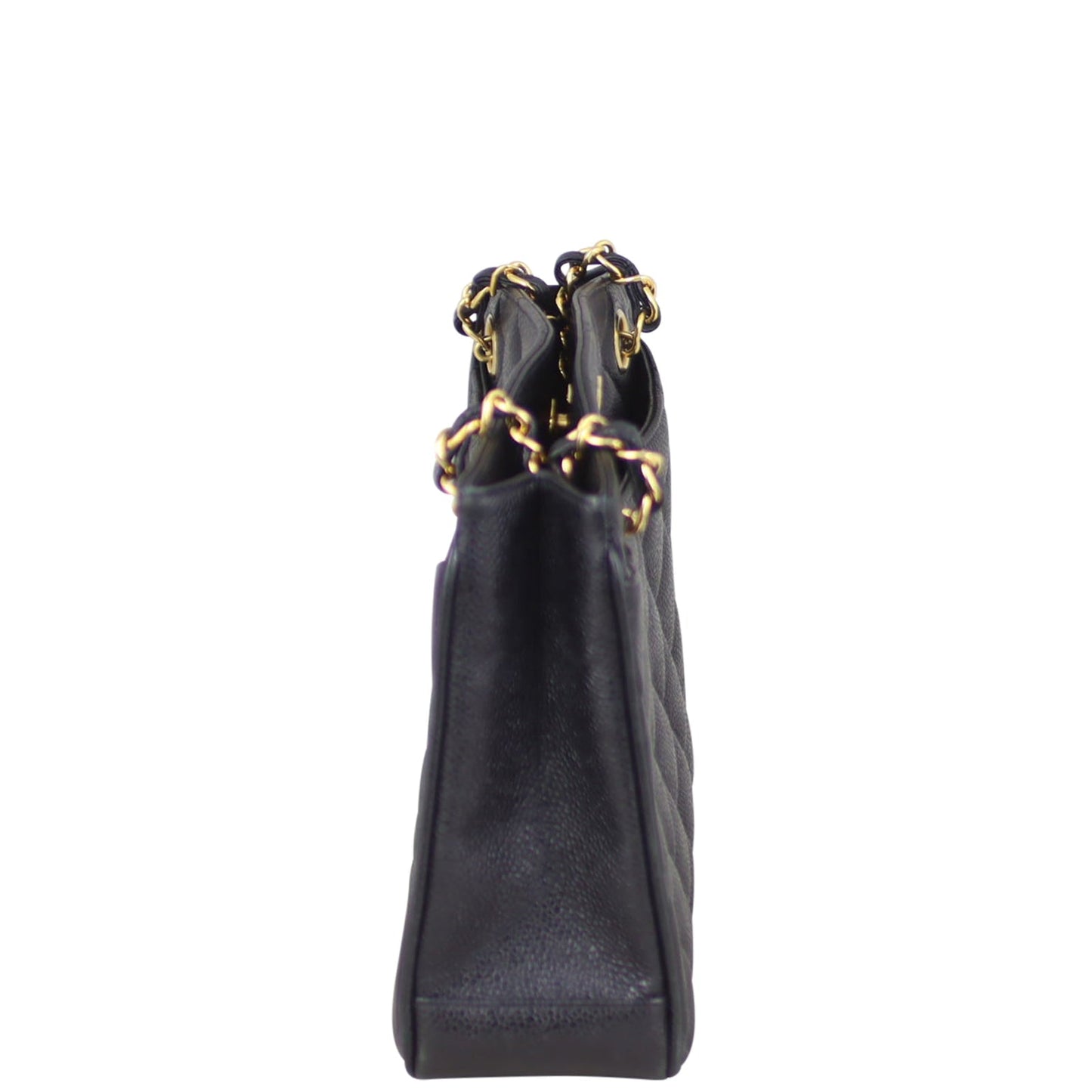 Chanel Vintage CC Lock Pocket Chain Tote