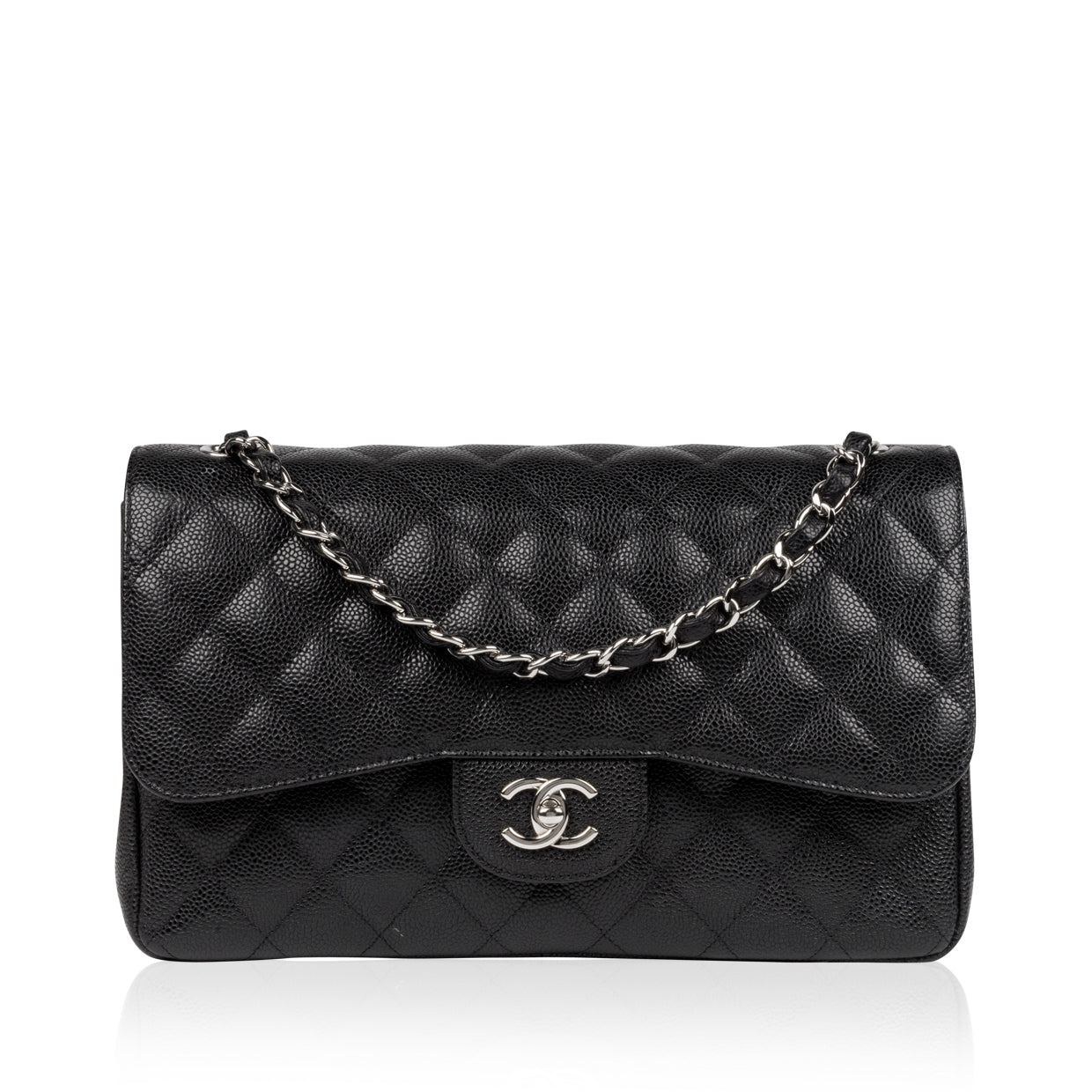 Chanel Classic Flap Bag - Jumbo - SHW