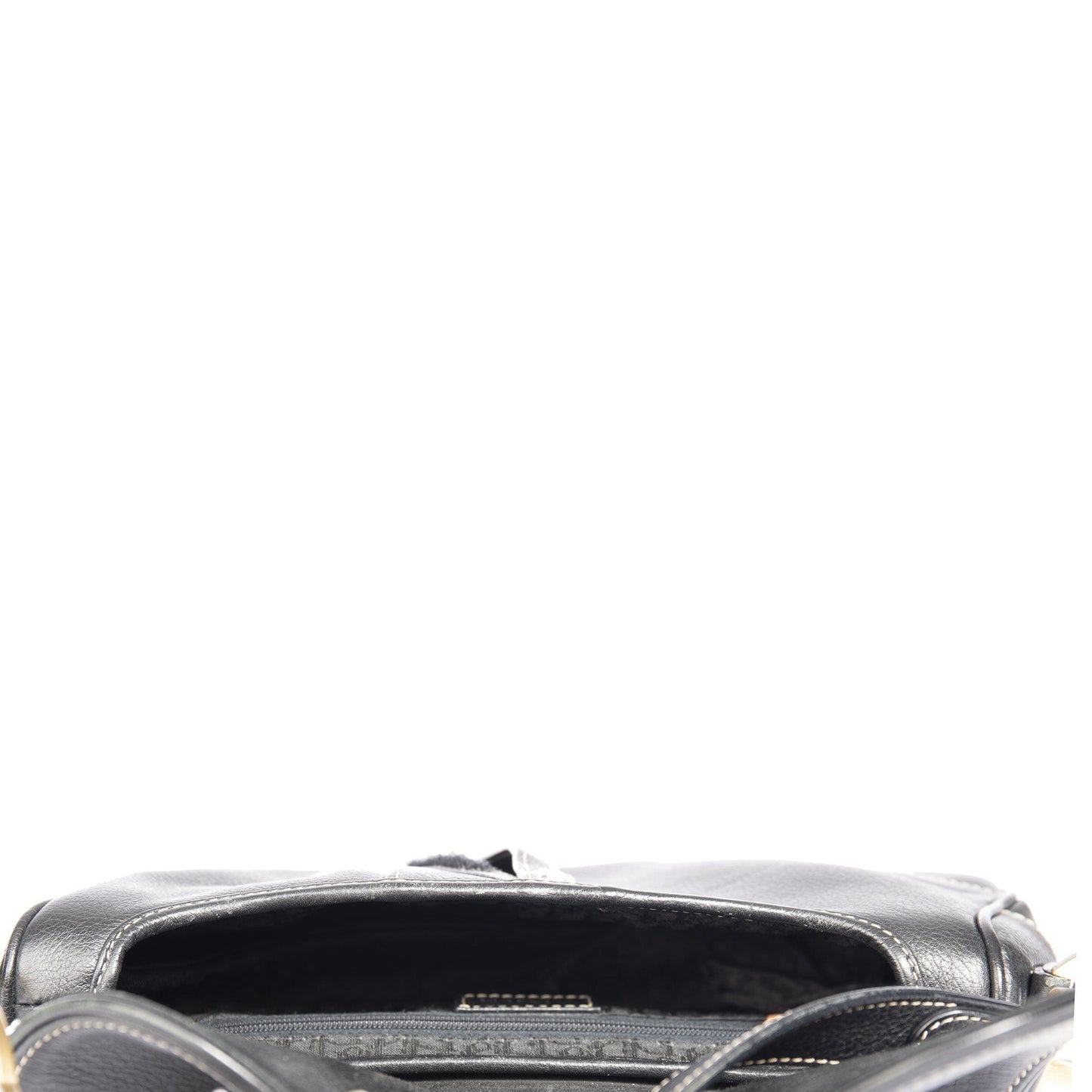 Christian Dior Vintage Leather Saddle Bag
