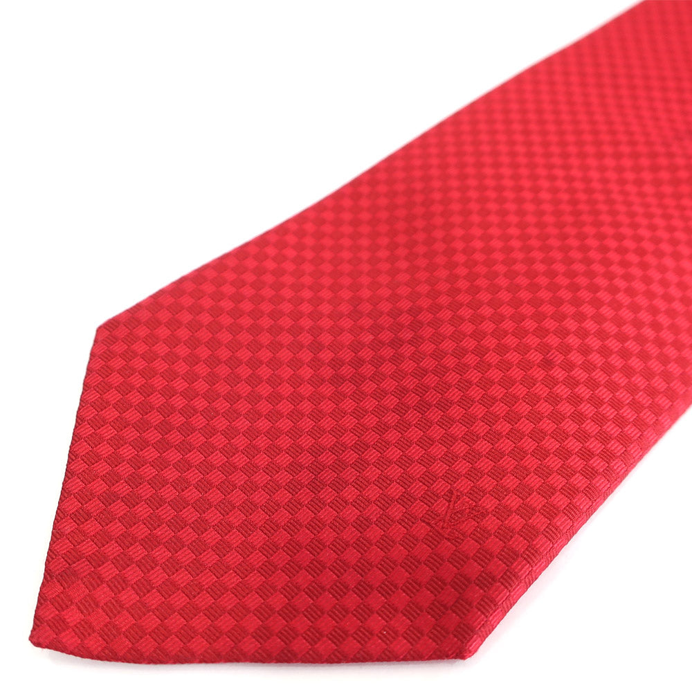Louis Vuitton Cravat Red Cravat Micro-Damier M78751
