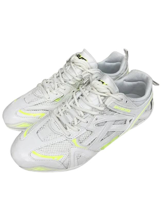 Luxury Balenciaga Trending 2026 Drive Low Top Sneakers Fluo Yellow White