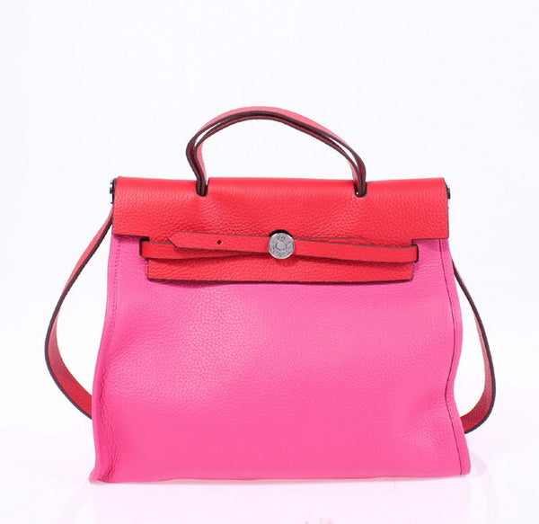 Luxury Hermes Herbag H1090 Ladies 2way Pink