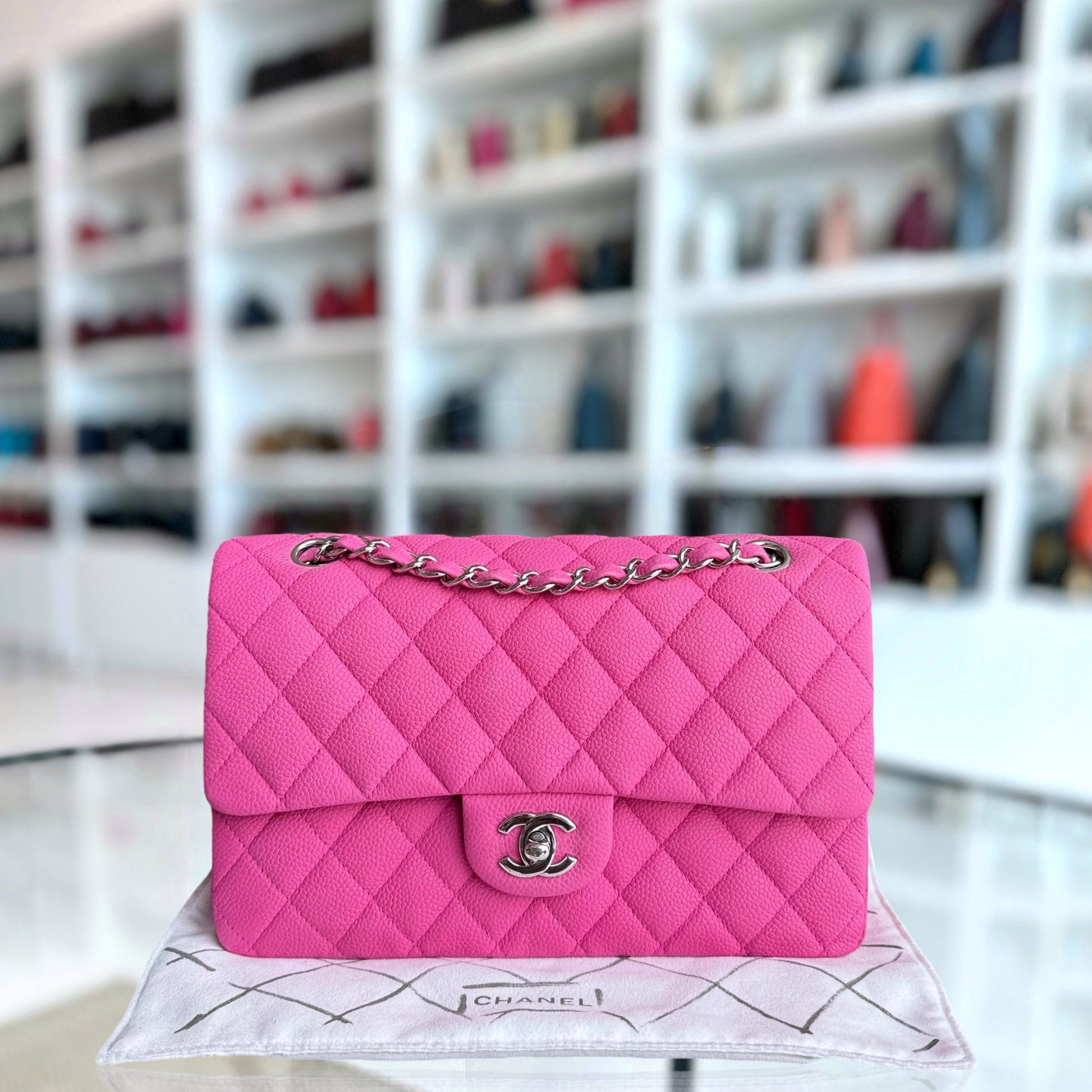 Chanel Classic Flap Medium Shoulder Bag - EworeBags