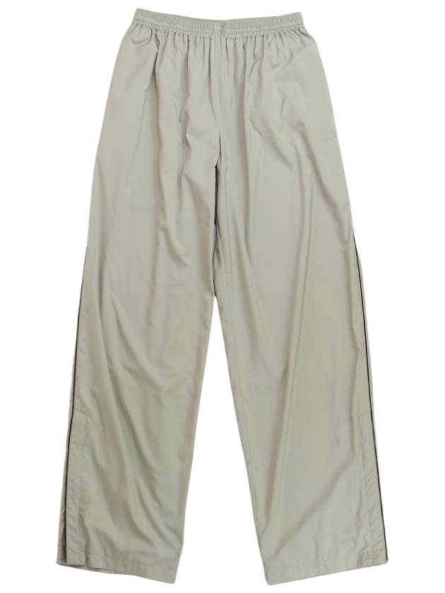 Luxury Balenciaga Trending 2026 Wide Leg Track Pants Beige