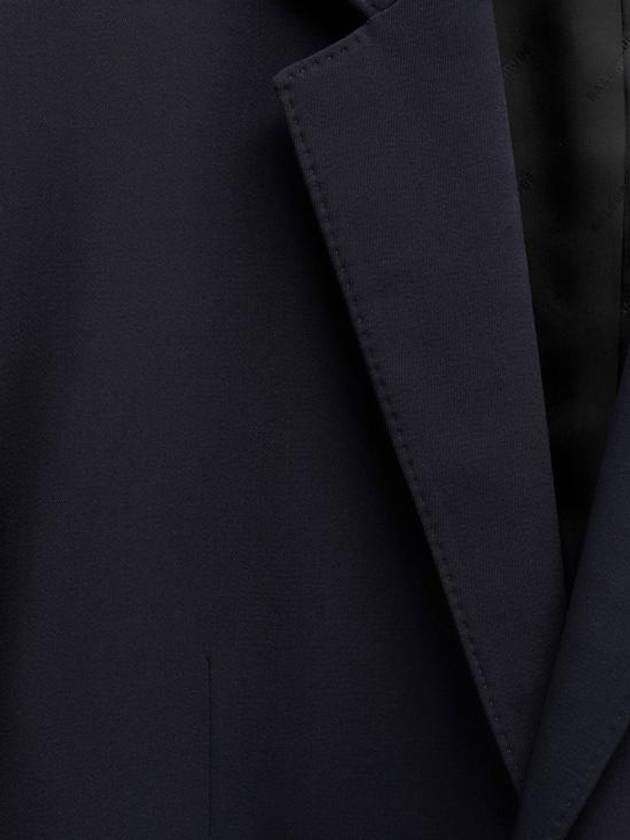 Luxury Balenciaga Trending 2026 Regular Tailored Jacket Navy