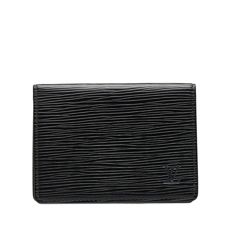 Louis Vuitton Epic Port 2 Cult Vertical Card Case M63202 Noir Black Leather  Louis Vuitton