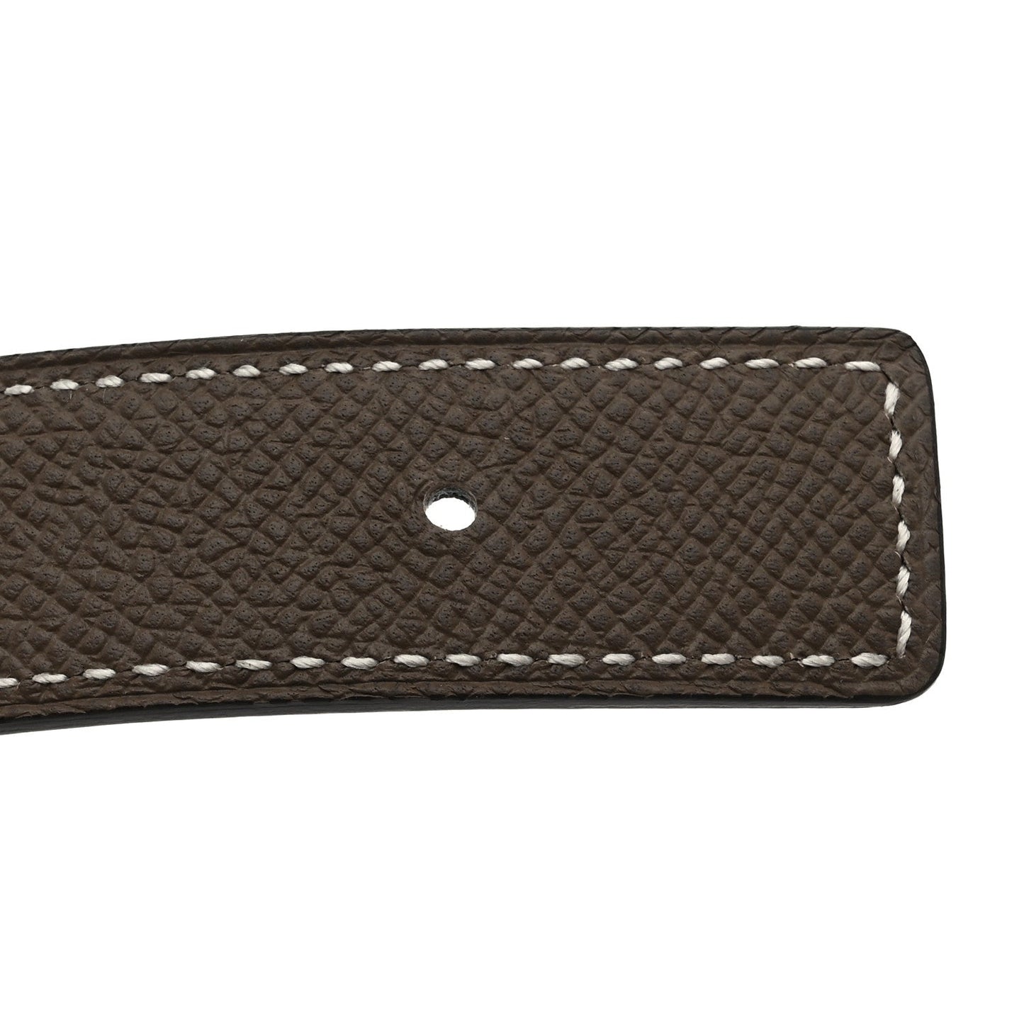 Hermes Swift Epsom 24mm Belt Strap 80 32 Black Etoupe