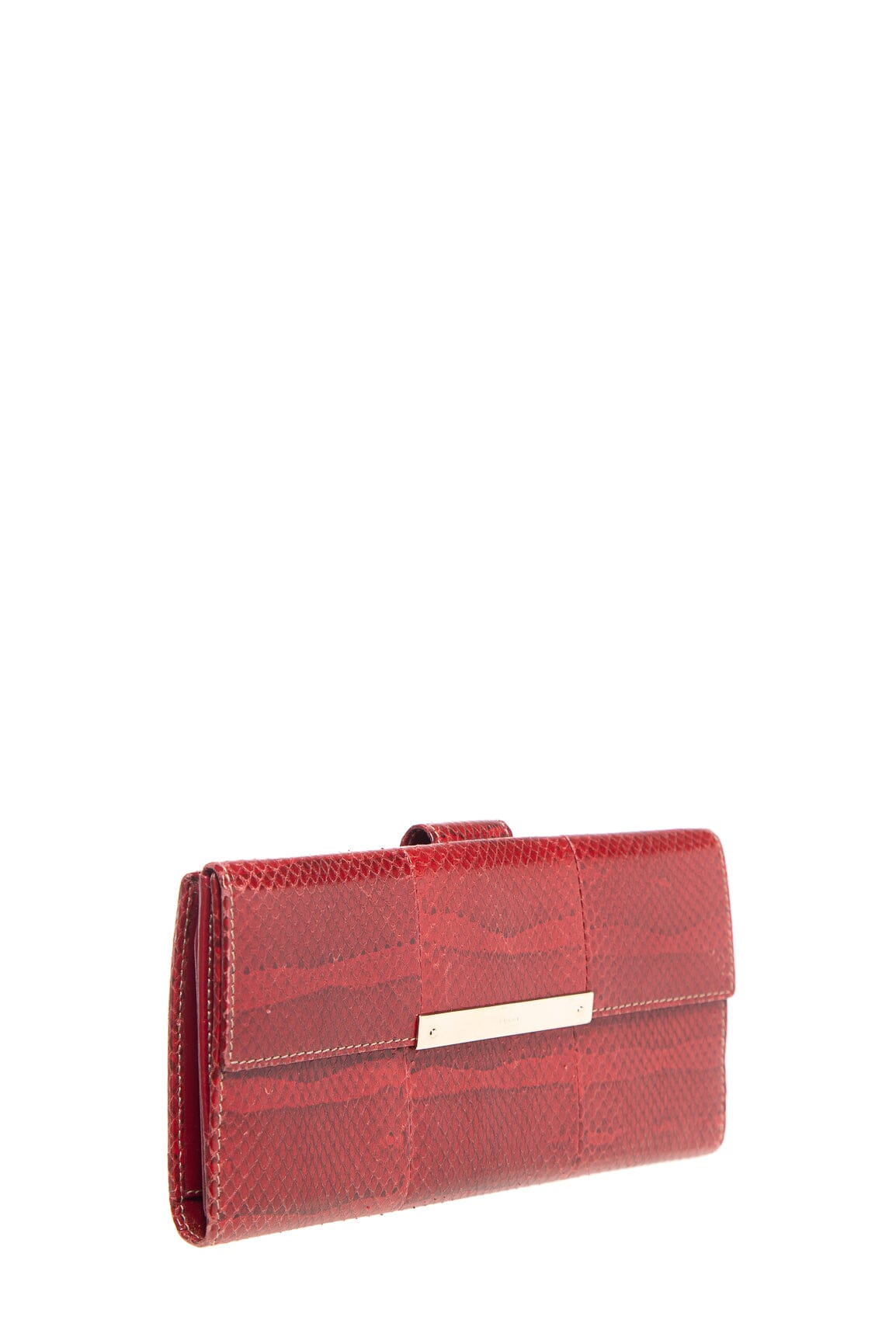 Gucci Red Snakeskin Wallet
