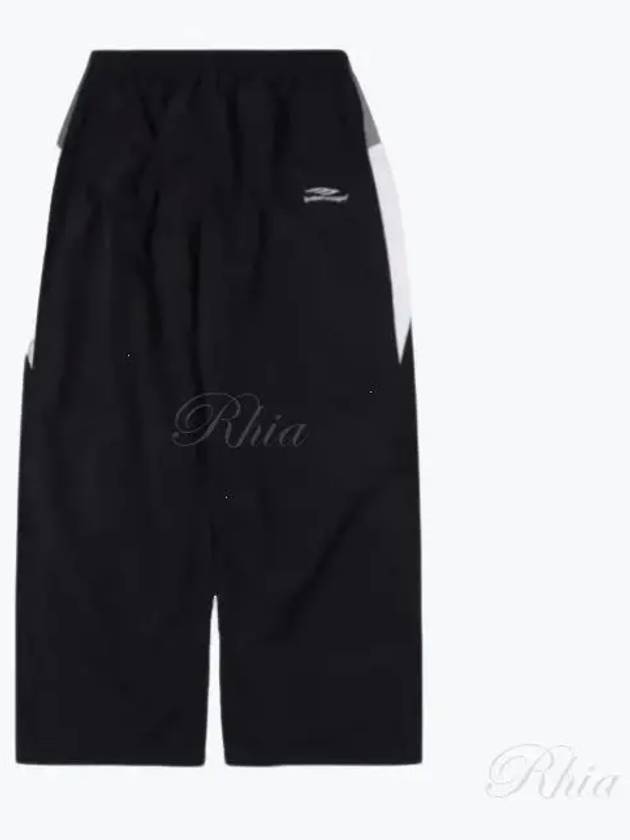 Luxury Balenciaga Trending 2026 3B Sports Icon Medium Fit Track Pants Black