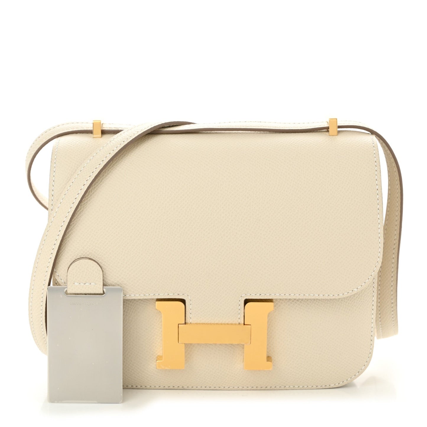 Hermes Epsom Constance 18 Craie
