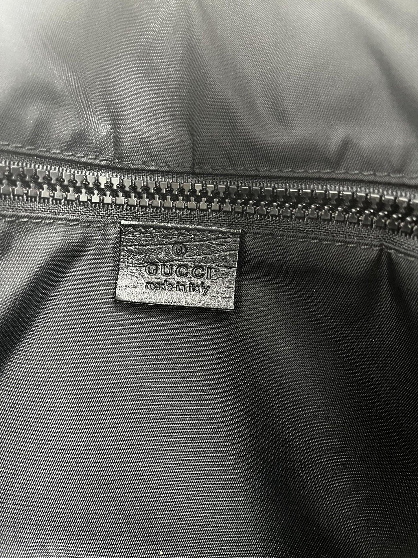 Gucci Gg Supreme Shoulder Bag Canvas Black Leather Shoulder Bag Bag ( )