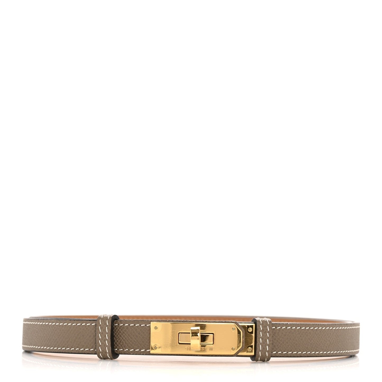 Hermes Epsom Kelly Belt Etoupe