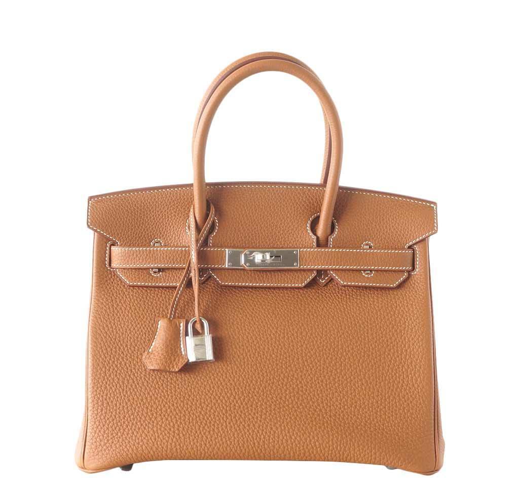 HermesBirkin 30 Bag Gold PHW