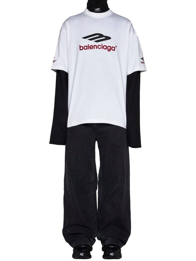 Luxury Balenciaga Trending 2026 Washed Skiwear Jeans Grey