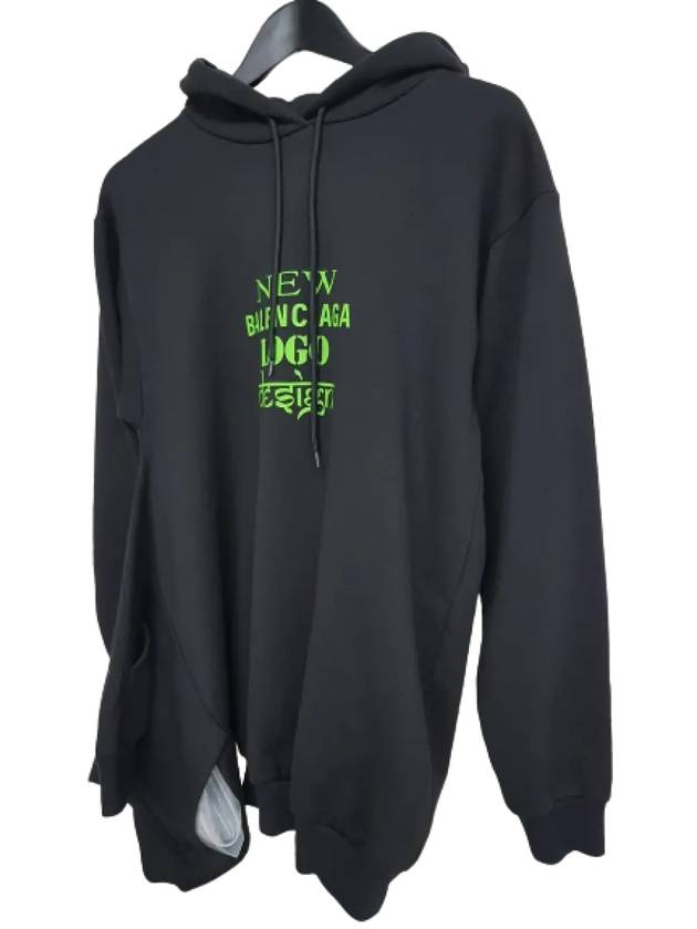 Luxury Balenciaga Trending 2026 New Logo Hoodie Black