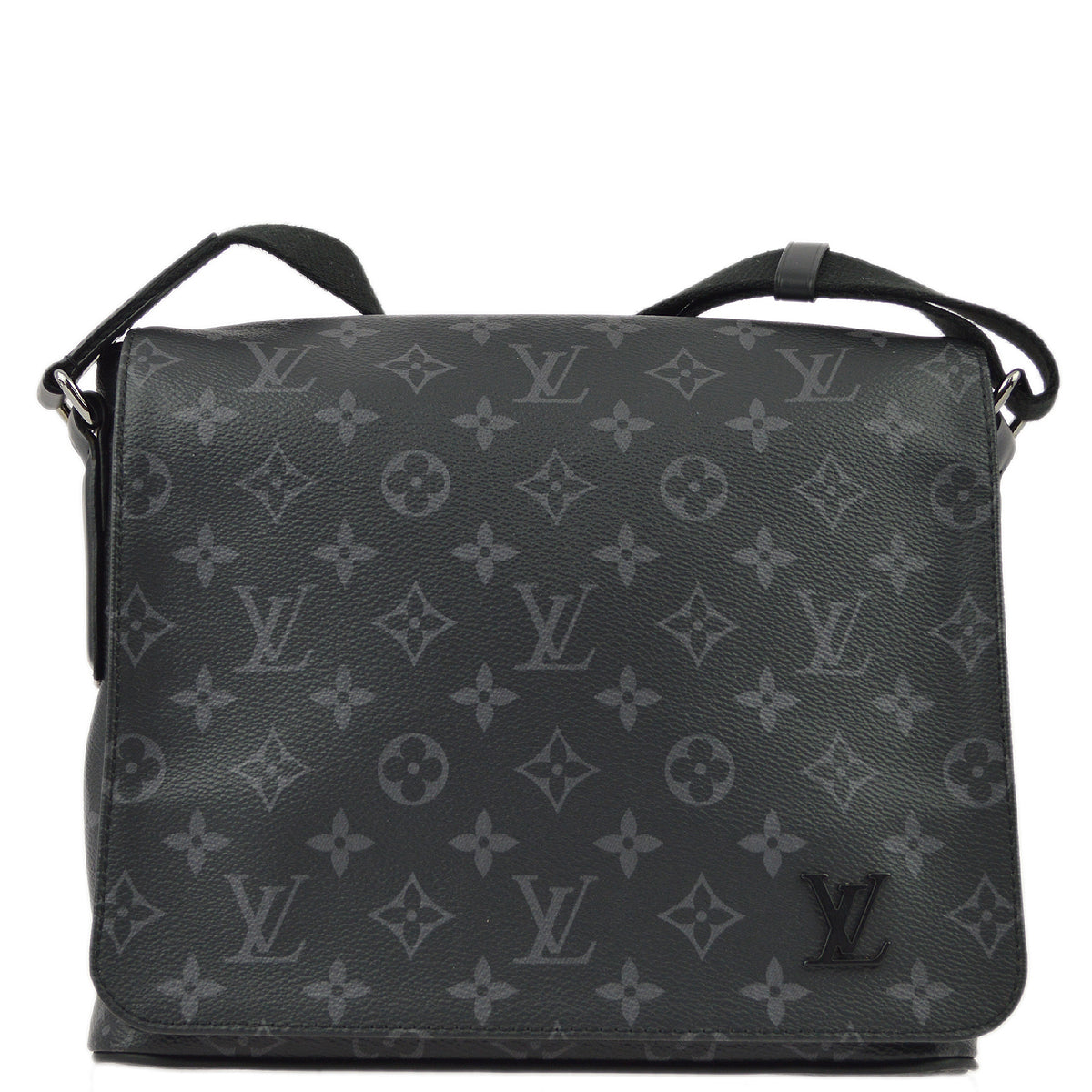 Louis Vuitton Monogram Eclipse District PM Shoulder Bag M44000