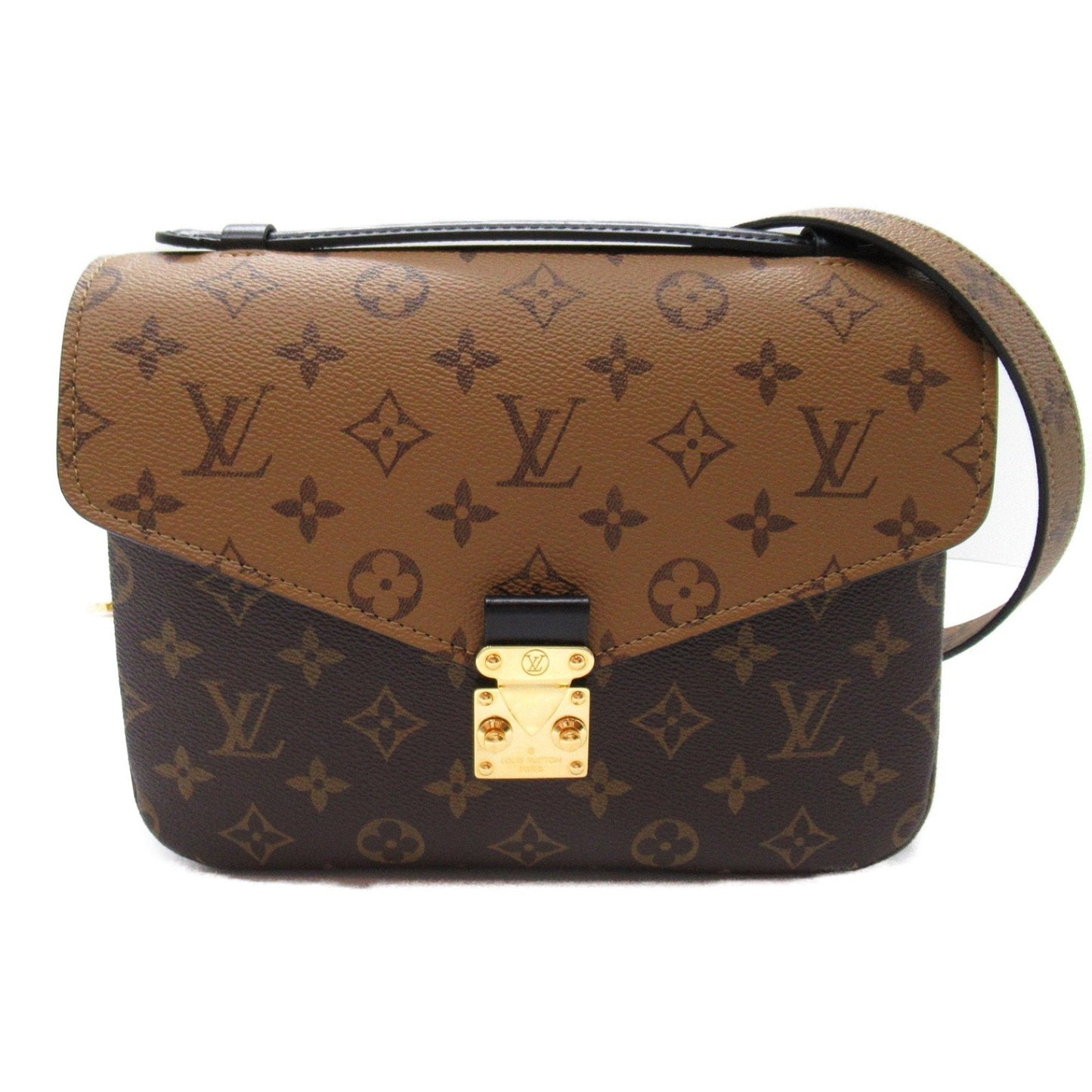 Louis Vuitton  Monogram Reverse Coated Canvas Pochette Shoulder Bag