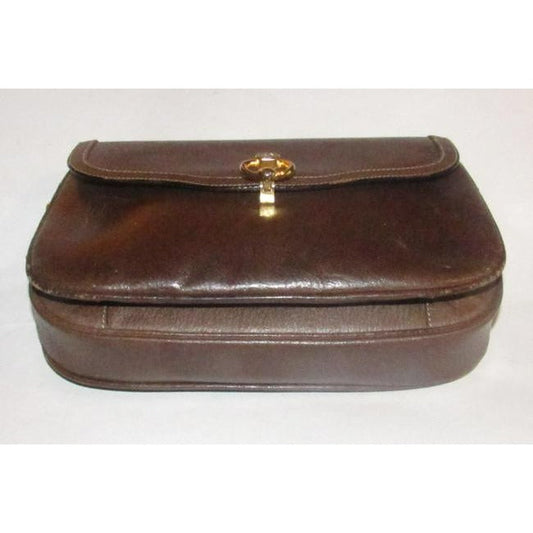 Gucci Vintage Purses Brown Soft Gg Supreme Clutch