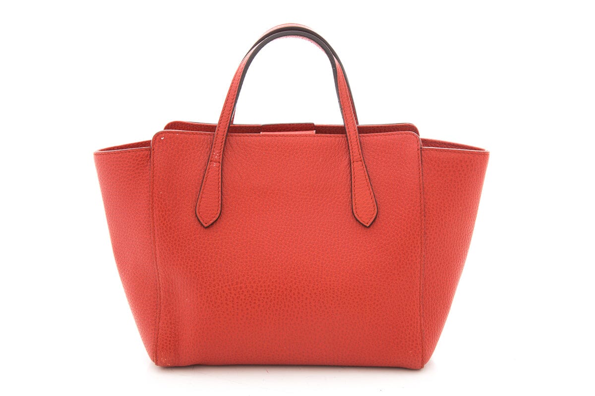 Gucci Orange Leather Tote