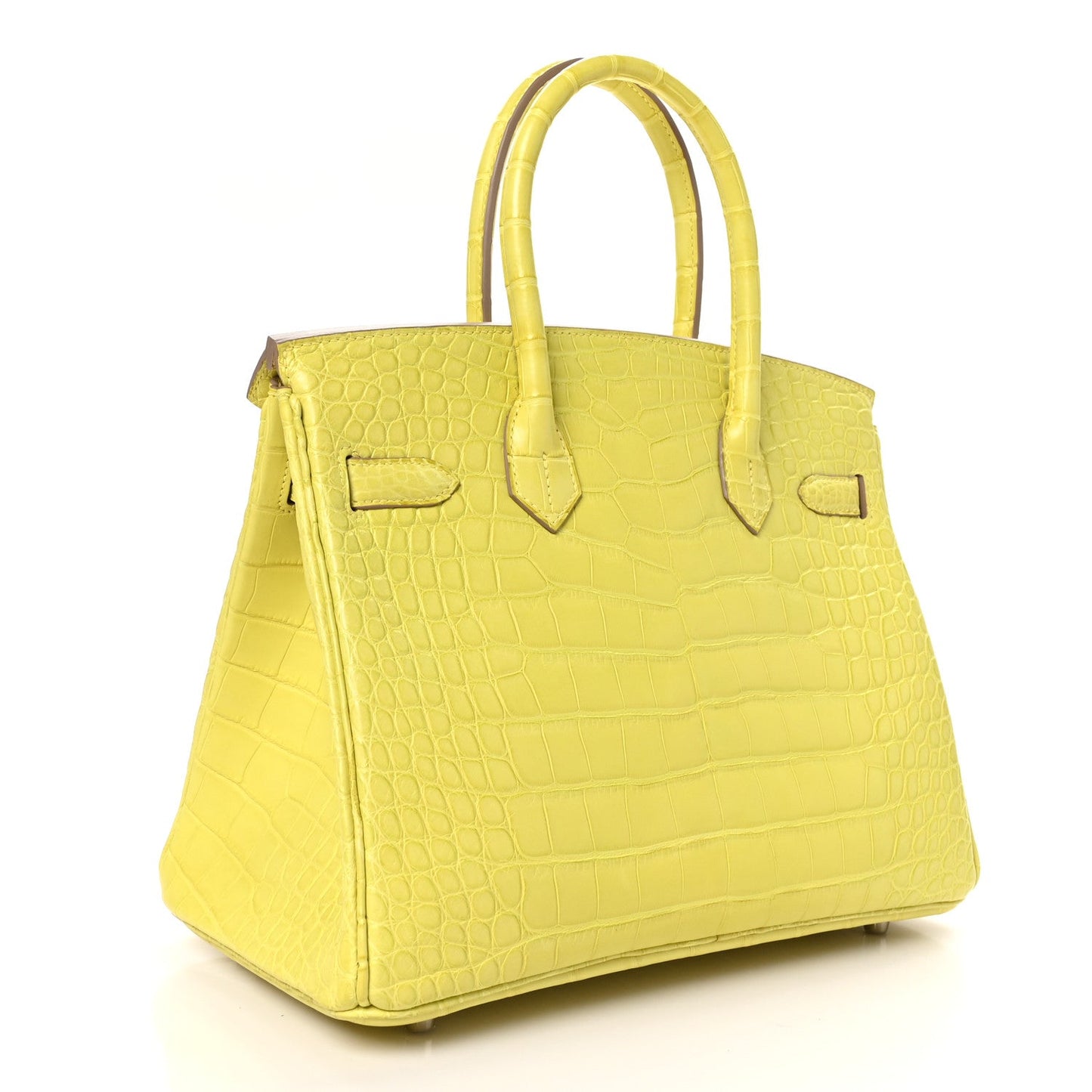Hermes Matte Alligator Birkin 30 Lime