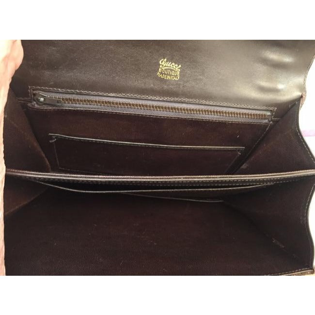 Gucci Envelope Leather Shoulder Bag
