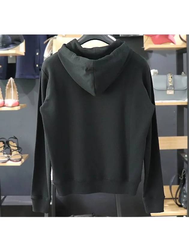 Luxury Saint Laurent Trending 2025 Red Lip Print Cotton Hoodie Black
