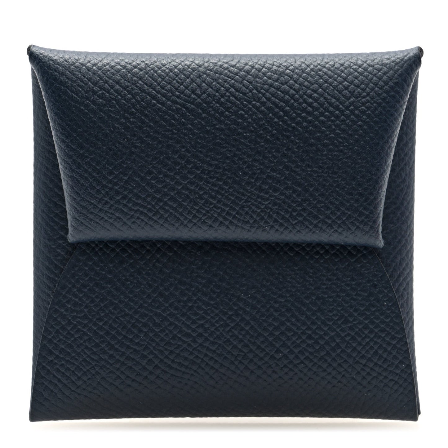 Hermes Epsom Verso Bastia Coin Purse Bleu Indigo Vert Amande
