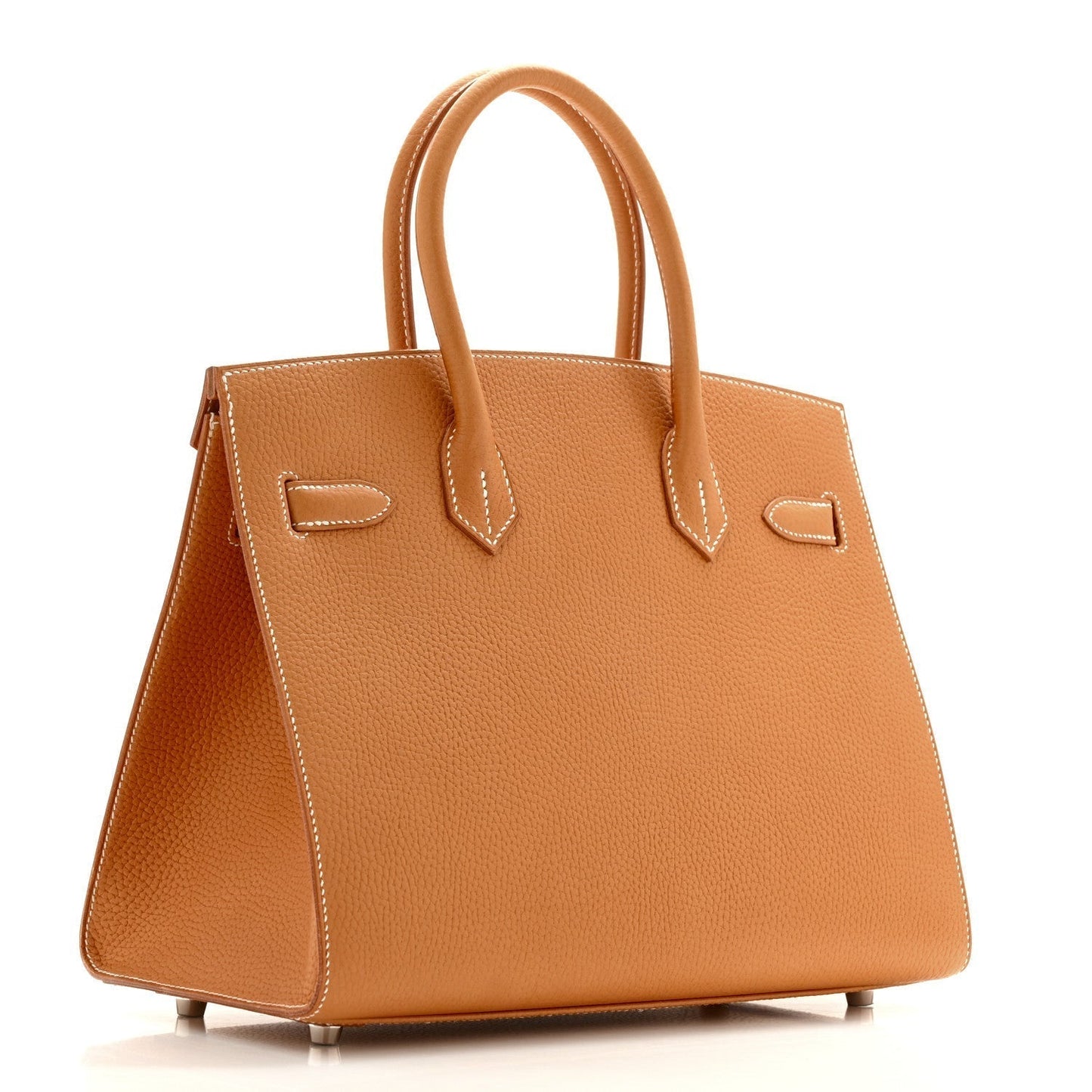 Hermes Vache Naturelle Grainee Birkin Sellier 30 Natural Sable