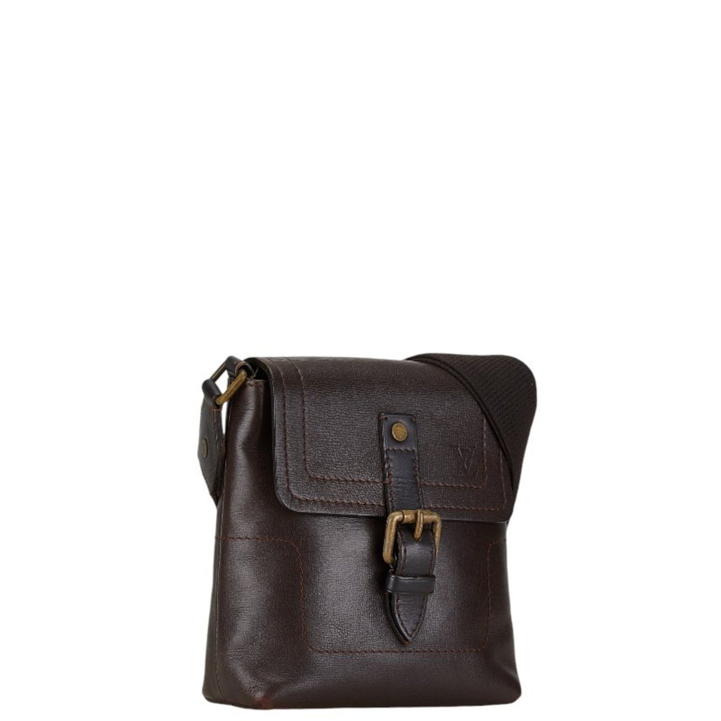 Louis Vuitton  Coffee Leather Shoulder Bag