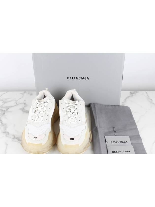 Luxury Balenciaga Trending 2026 Triple S clear sole sneakers 38 250
