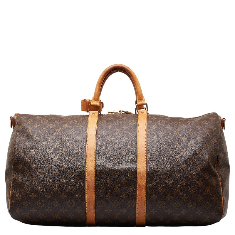 Louis Vuitton Monogram Kipur Bandouliere 55 Boston Bag Travel Bag M41414 Brown PVC Leather Louis Vuitton