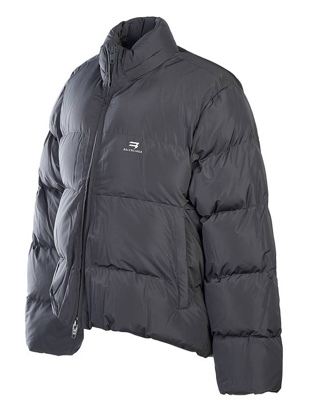 Luxury Balenciaga Trending 2026 Sporty B Logo Point Down Padding Grey