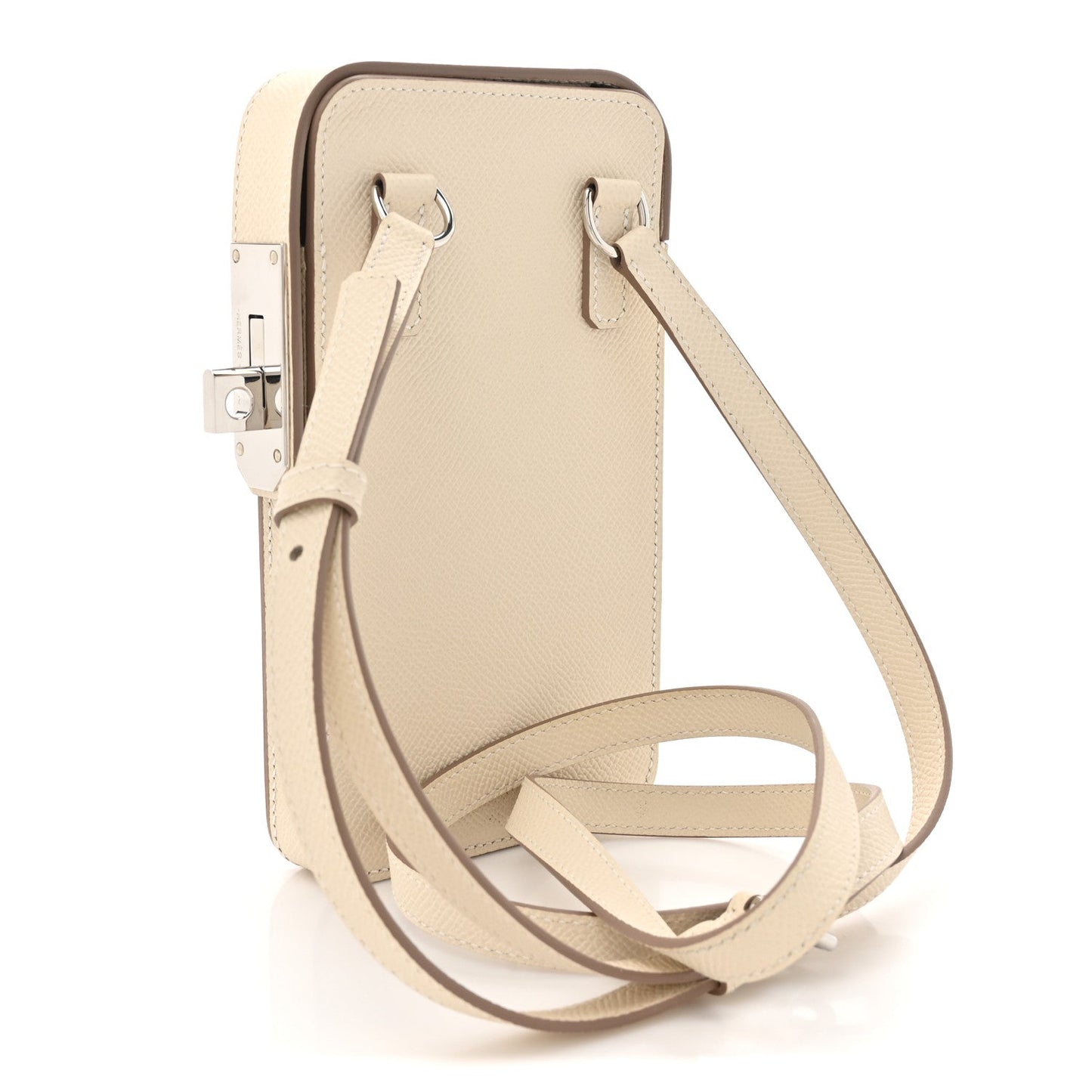 Hermes Epsom Hac A Box Phone Case Craie