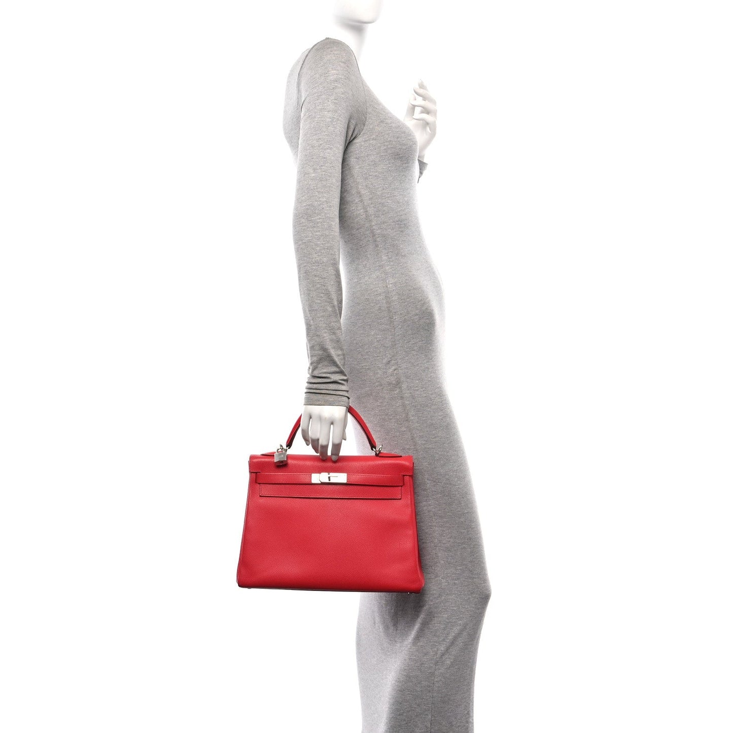 Hermes Epsom Kelly Retourne 32 Vermillion