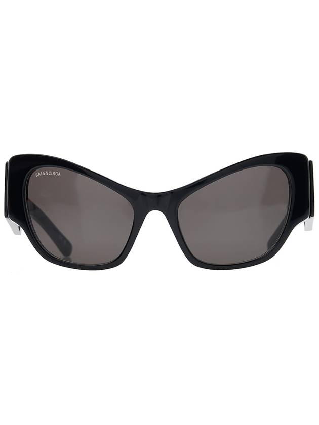 Luxury Balenciaga Trending 2026 Eyewear Logo Cat Eye Sunglasses Black