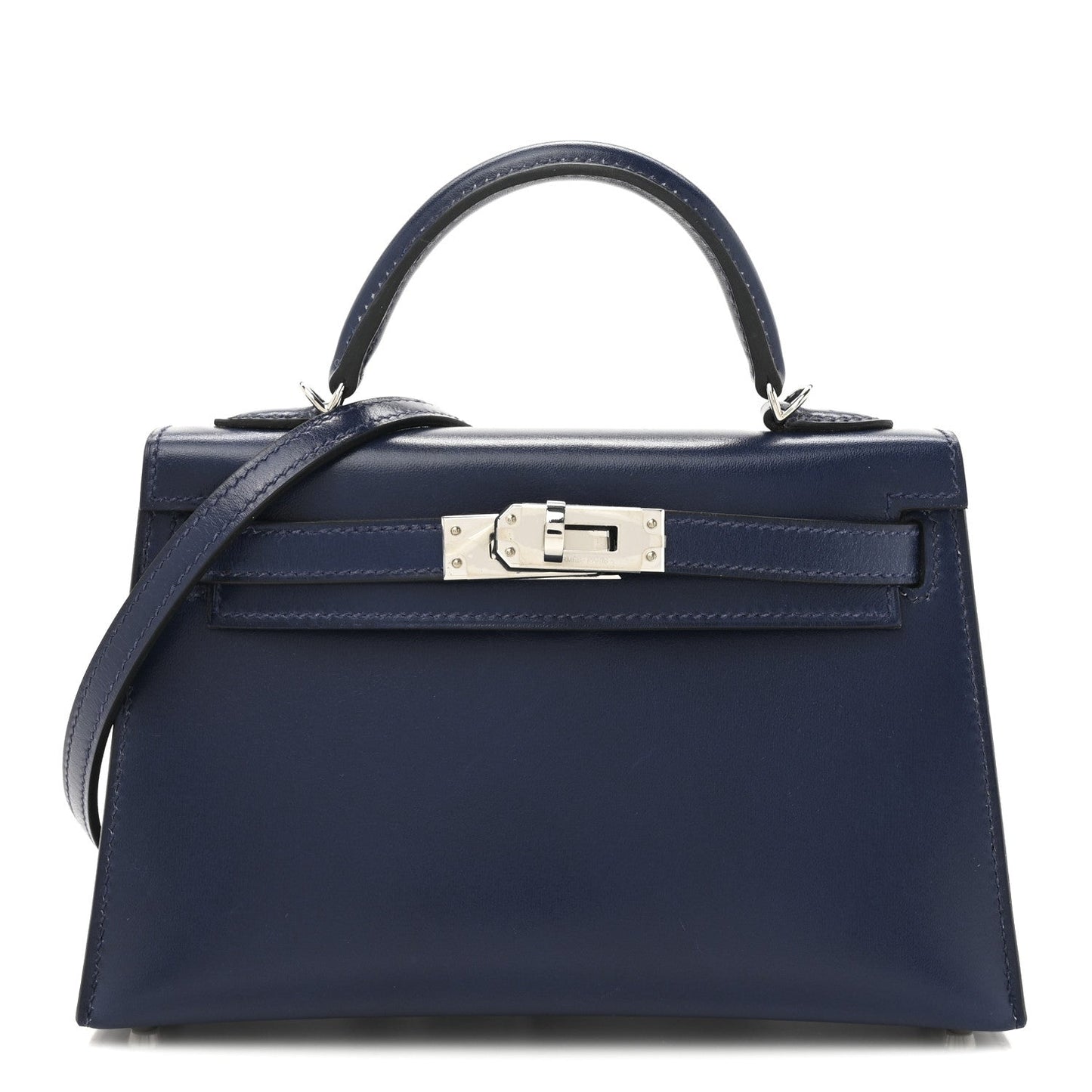 Hermes Box Mini Kelly Sellier 20 Bleu Saphir
