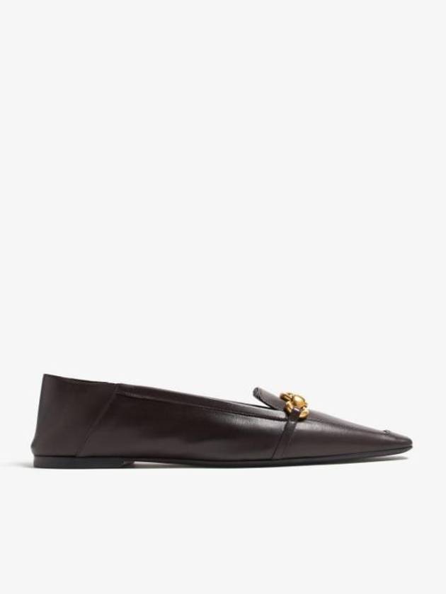 Luxury Saint Laurent Trending 2025 Chris Leather Loafer Brown