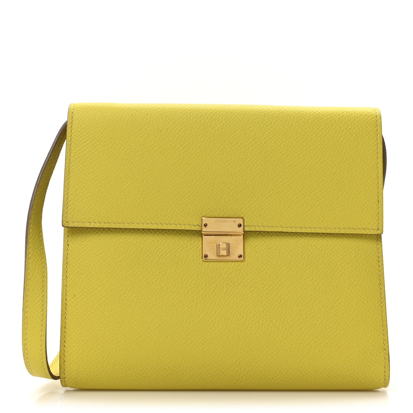 Hermes Epsom Clic 16 Wallet Lime